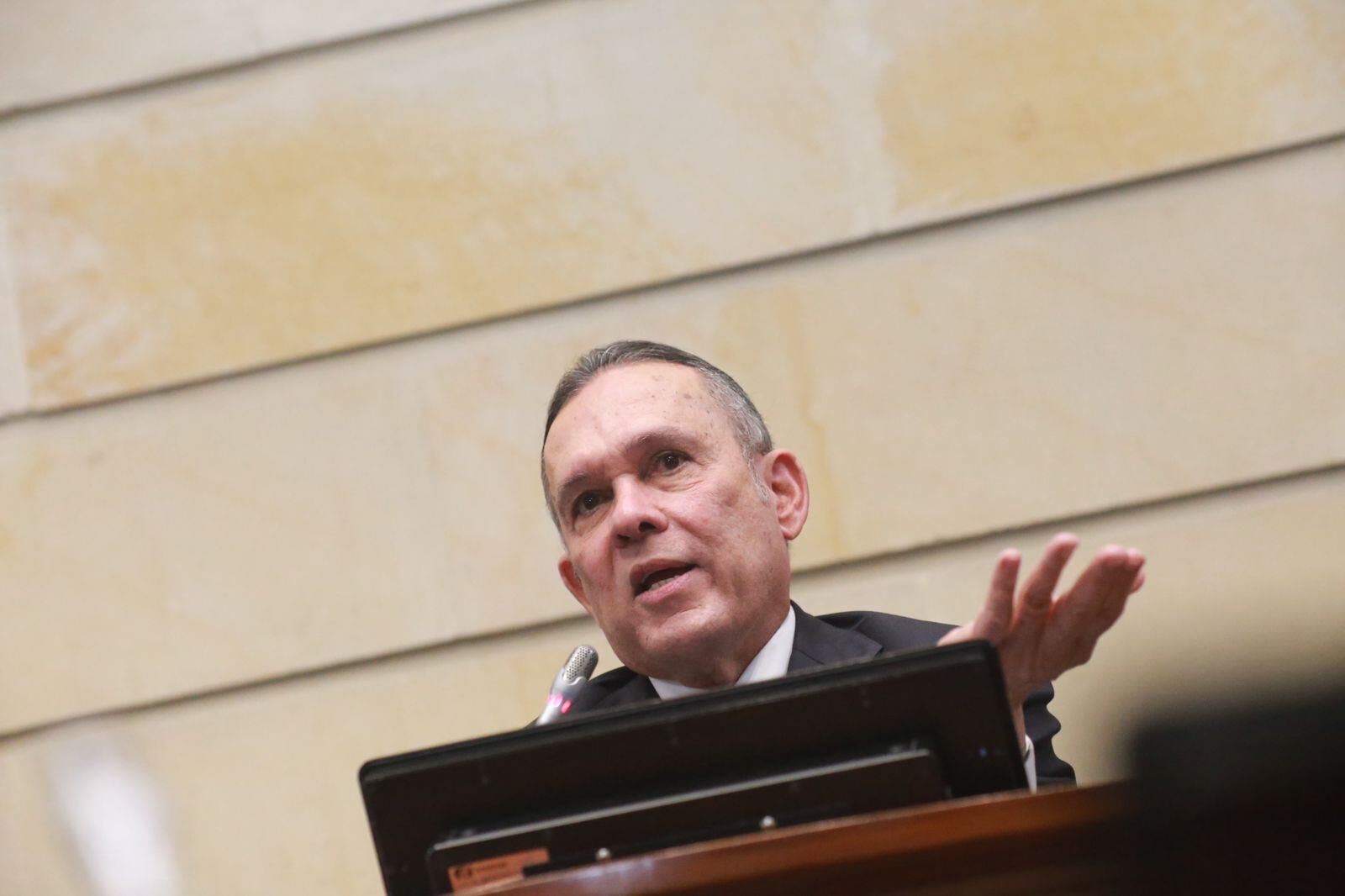 Efraín Cepeda, presidente del Senado. Foto: Senado.
