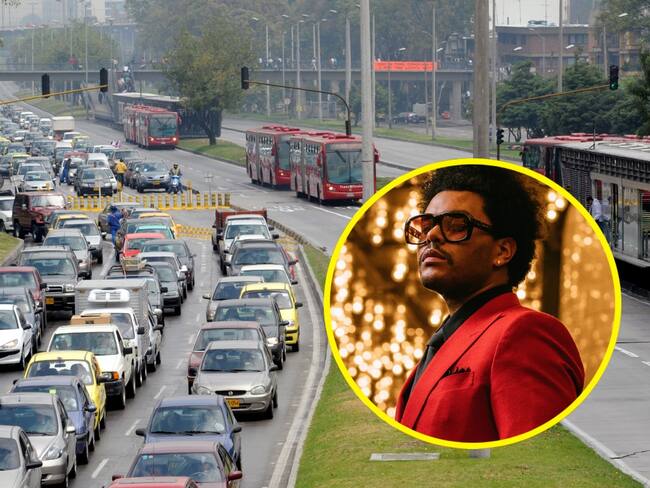 Cierres viales The Weeknd | Fotos: Colprensa y GettyImages