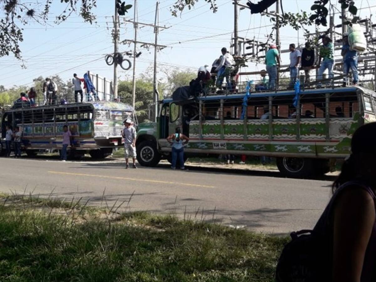 Comunidades protestan por servicio de energía en el norte del Cauca
