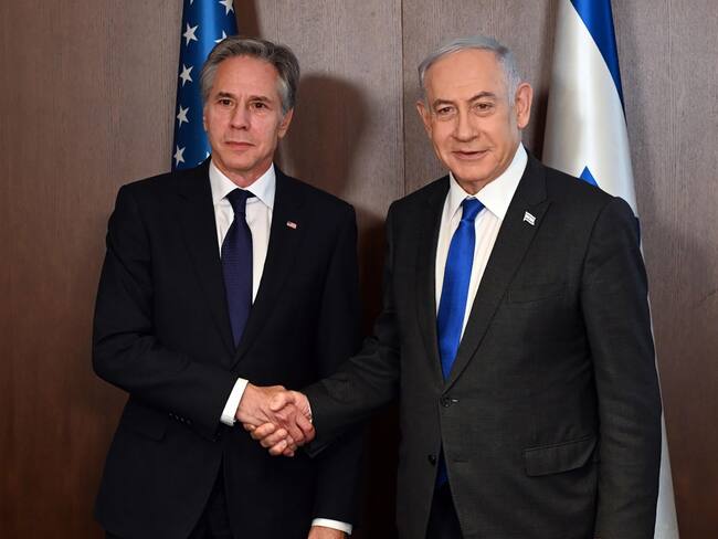 Benjamin Netanyahu y Antony Blinken | Foto: EFE