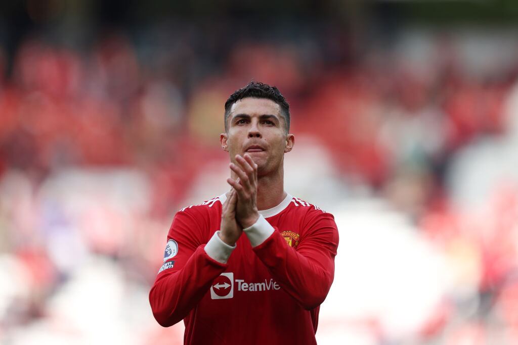 Cristiano Ronaldo del Manchester United (Photo by Manchester United/Manchester United via Getty Images)