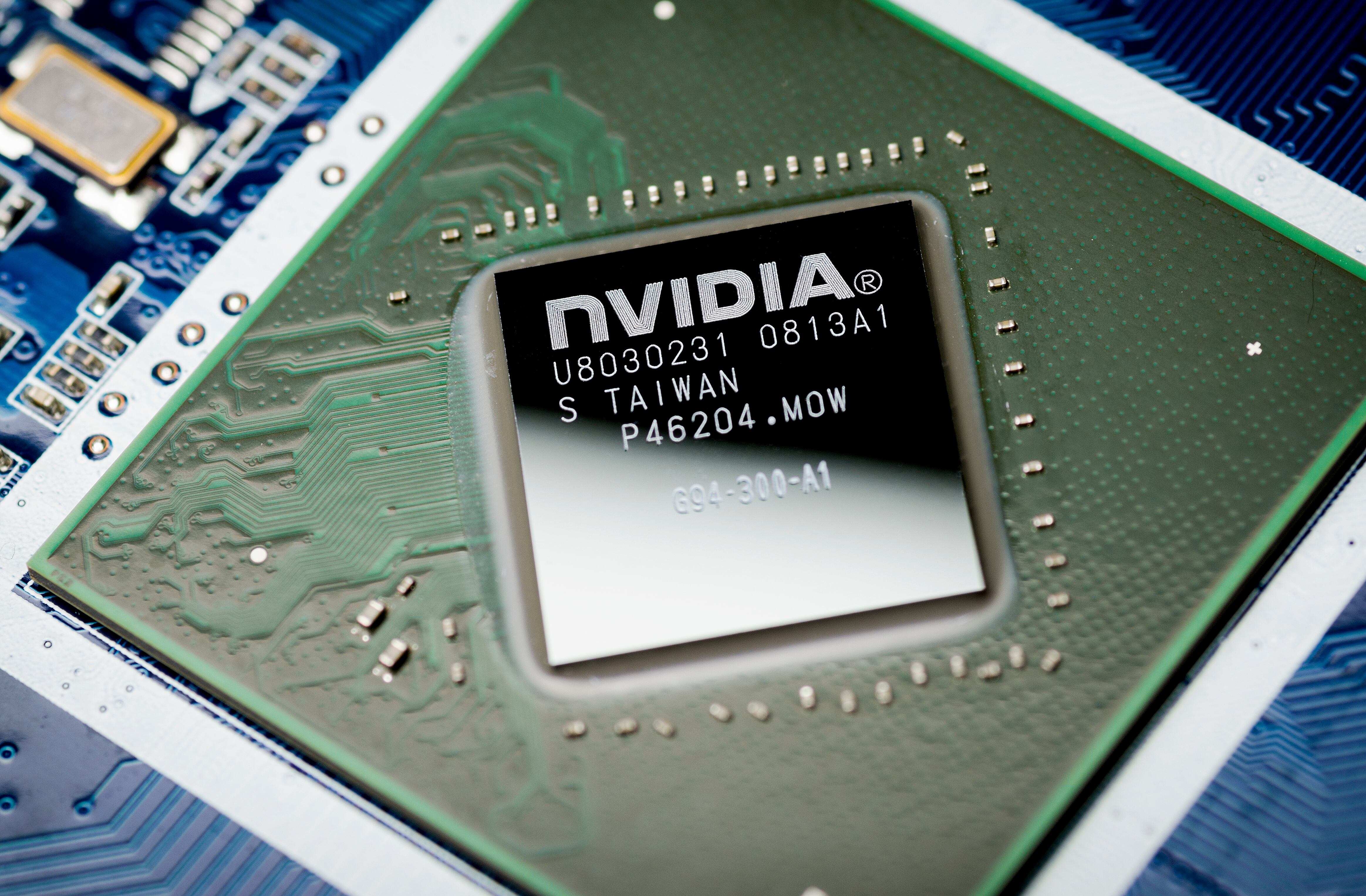 Chip de NVIDIA. FOTO: Getty Images