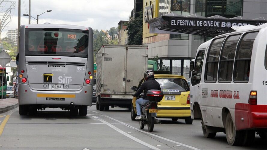 Carrera /, tráfico. Foto: Colprensa