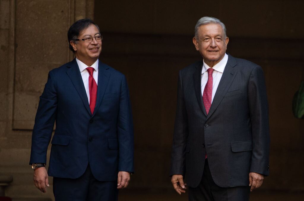 Presidente Gustavo Petro visita Mexico. (Photo by Daniel Cardenas/Anadolu Agency via Getty Images)