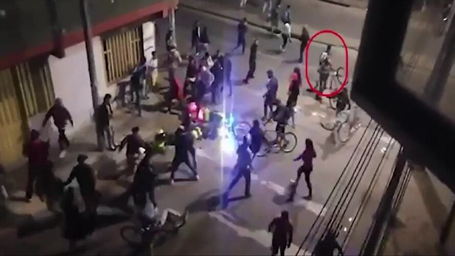 Se trata de videos de cámaras de seguridad en los que se observa la participación de los capturados en diferentes hechos.. Foto: Pantallazo video