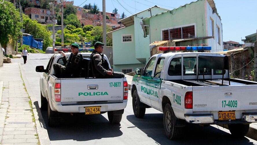 La Policía Metropolitana de Bogotá confirmó la explosión de una granada cerca de una vivienda en el barrio El Codito. Foto: Colprensa