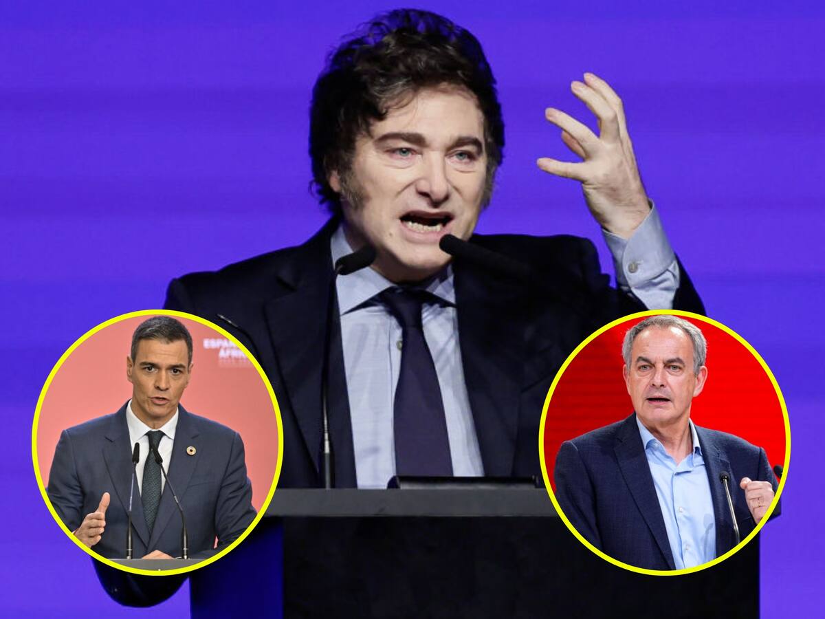 Milei arremete contra Sánchez y Zapatero: “ellos son la tortura de los pobres españoles”