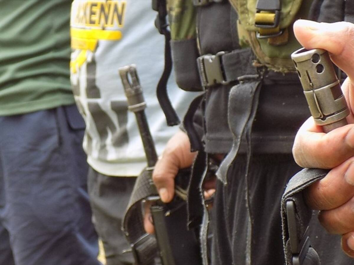 Disidencias de Farc hostigaron a la Policía Nacional en Cajibío, Cauca