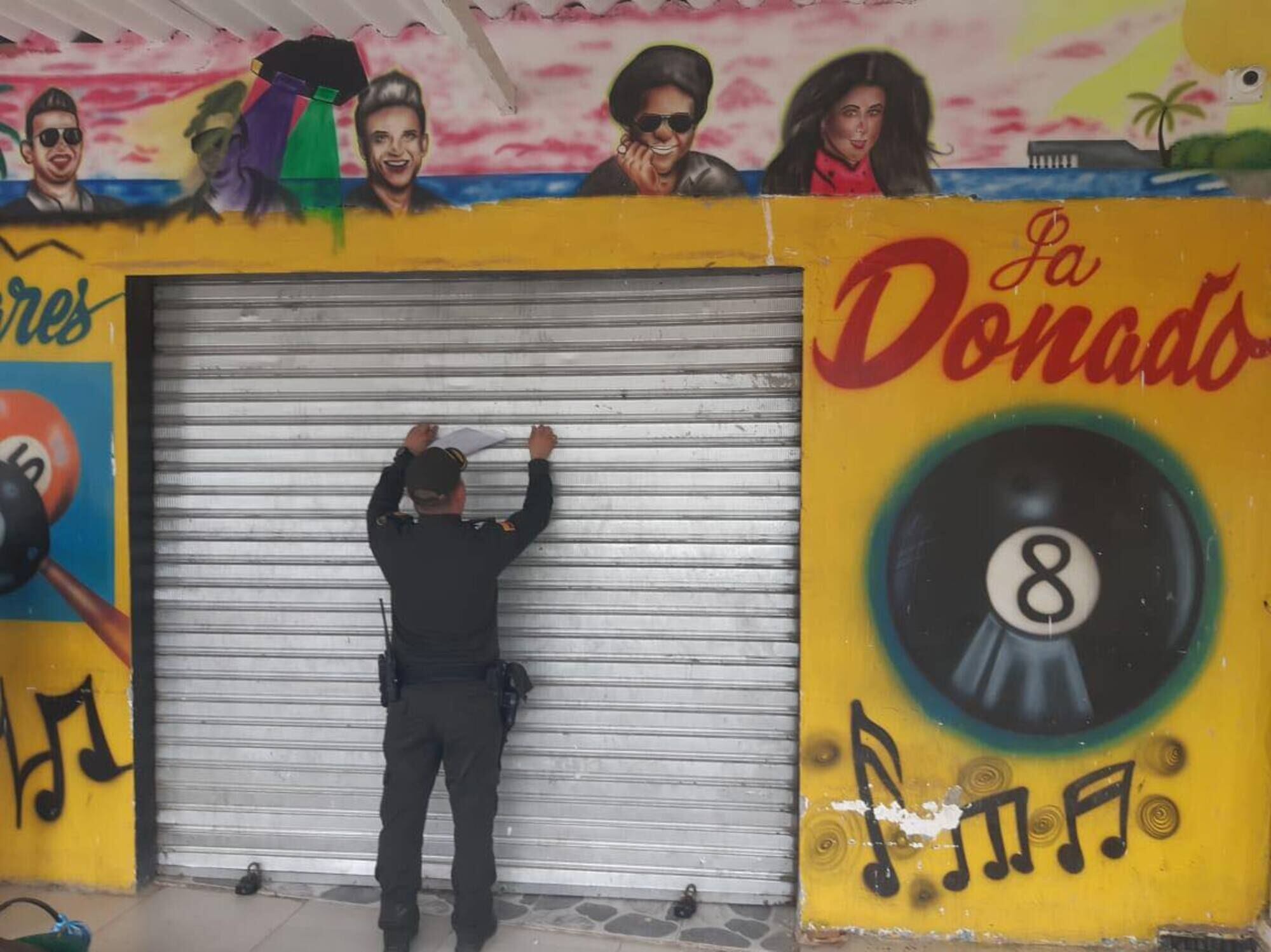 Cierre de establecimientos/ Alcaldía de Ciénaga