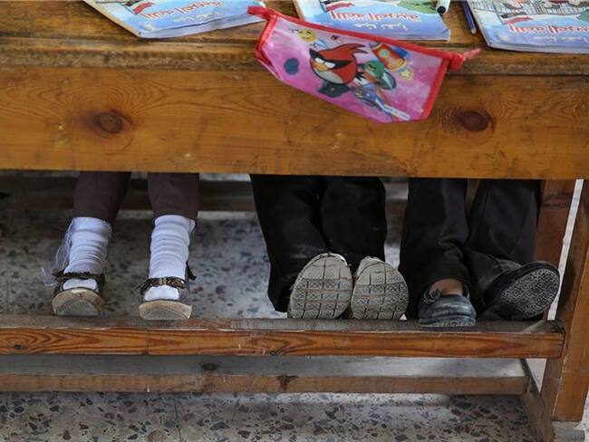 Las escuelas venezolanas se quedan sin alumnos y sin maestros. Foto: Agencia Anadolu