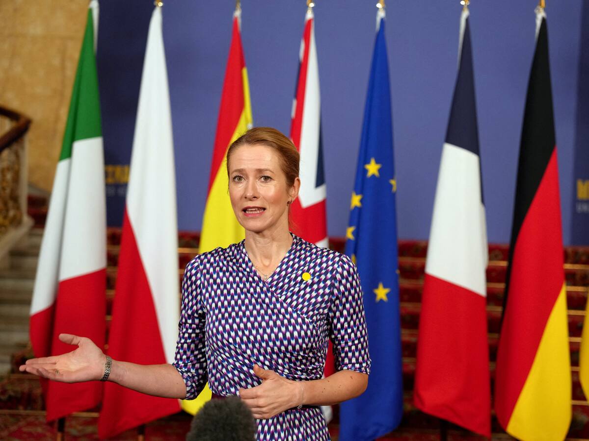 Kaja Kallas señaló que bloquear la ayuda humanitaria para Gaza no protege a Israel