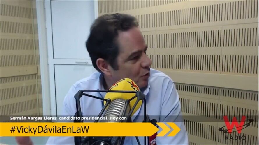 Germán Vargas Lleras. Foto: W Radio