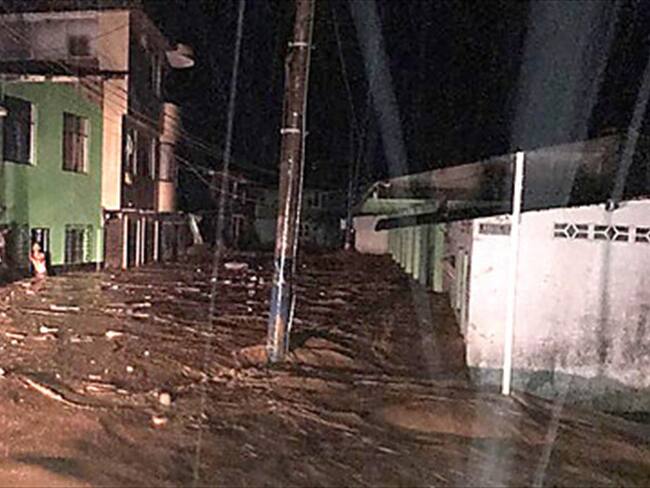 Santos ordenó a las FFMM y a la UNGRD atención inmediata en Mocoa. Foto: Colprensa