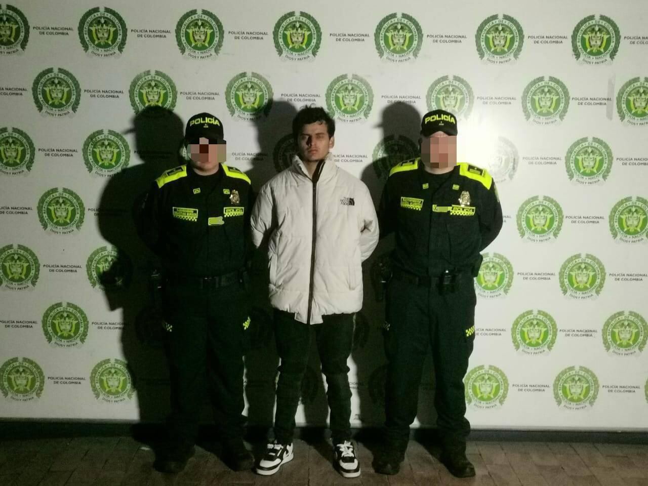 Capturado alias 'Chacal'. Foto: @PedroSanchezCol