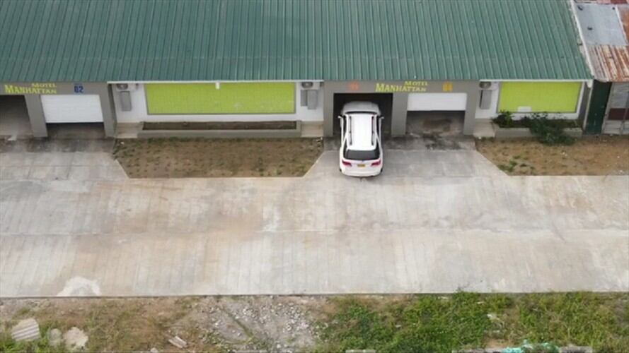 Con drones identifican presunta violación del aislamiento en un motel de Cereté. Foto: Cortesía