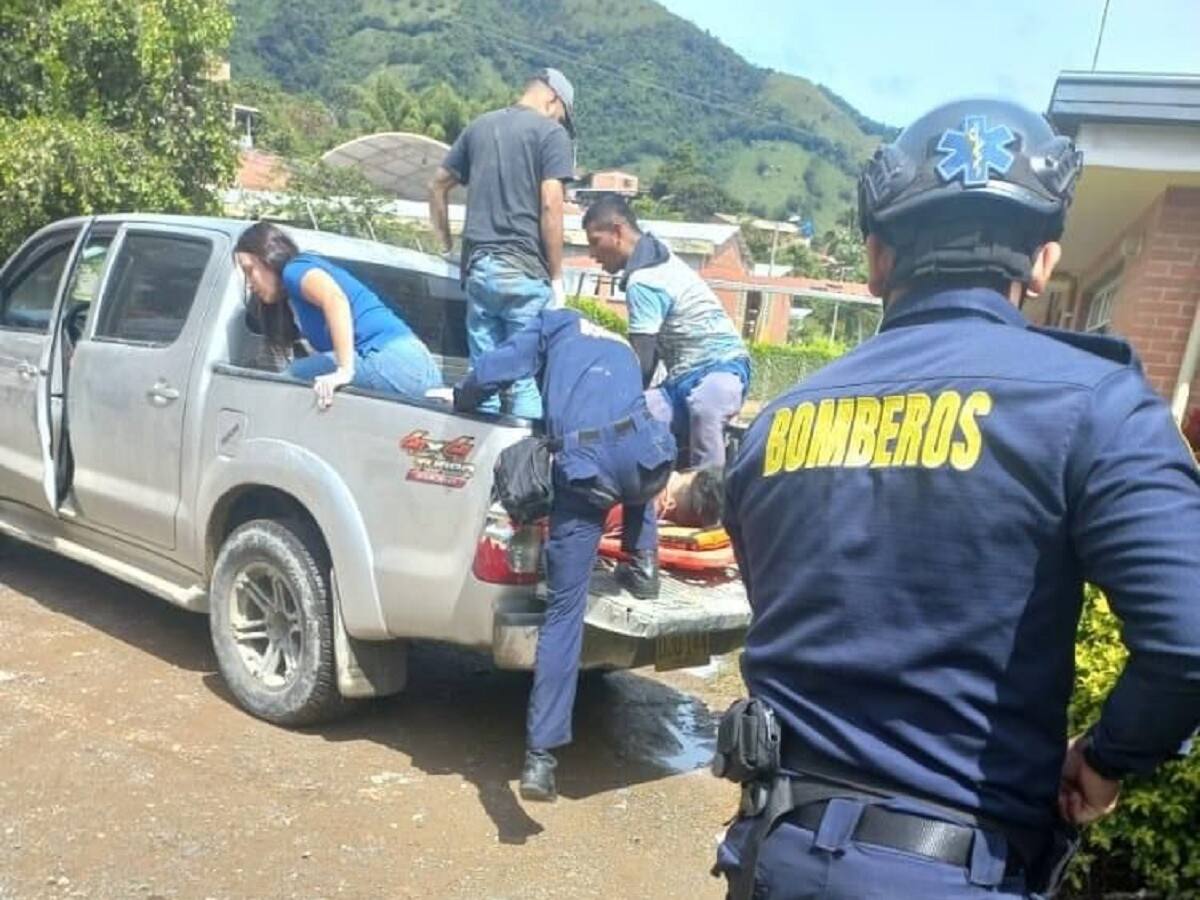 En una riña en Marmato, una joven resultó herida cuando la golpearon en su cabeza