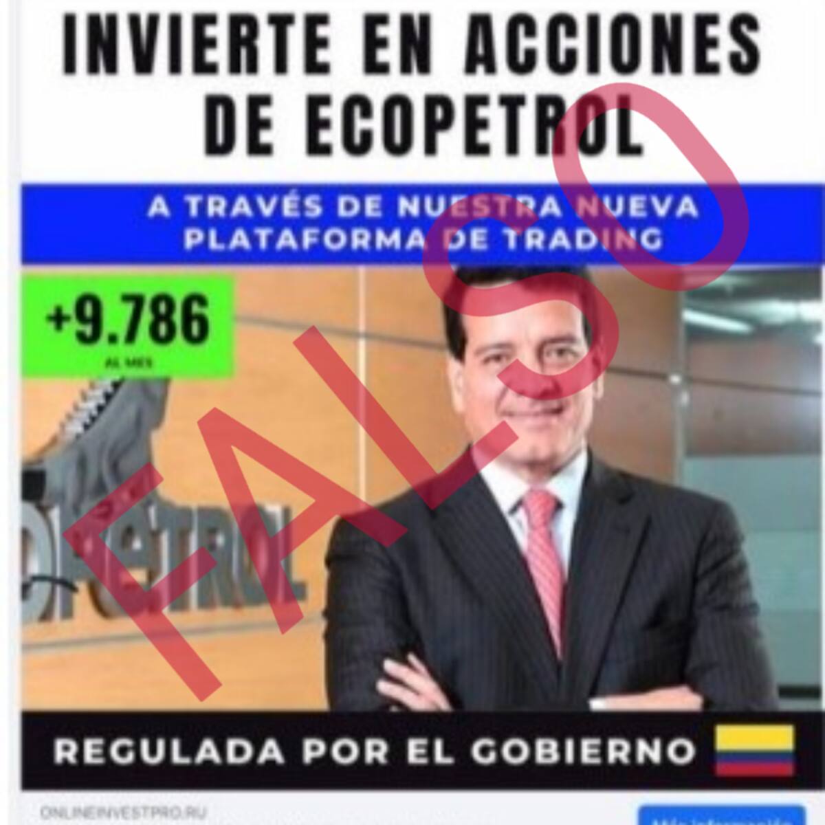 No caiga: Felipe Bayón, expresidente de Ecopetrol, no promociona negocio en Trading Safari