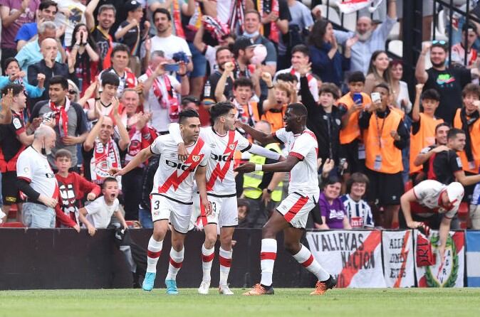 Ell colombiano Radamel Falcao en el Rayo Vallecano (Photo by Denis Doyle/Getty Images)