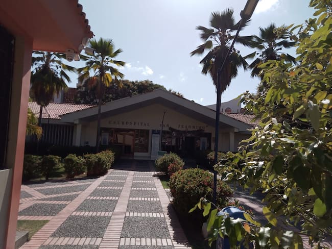 Fachada hospital San Jerónimo de Montería. Foto: suministrada a La W.