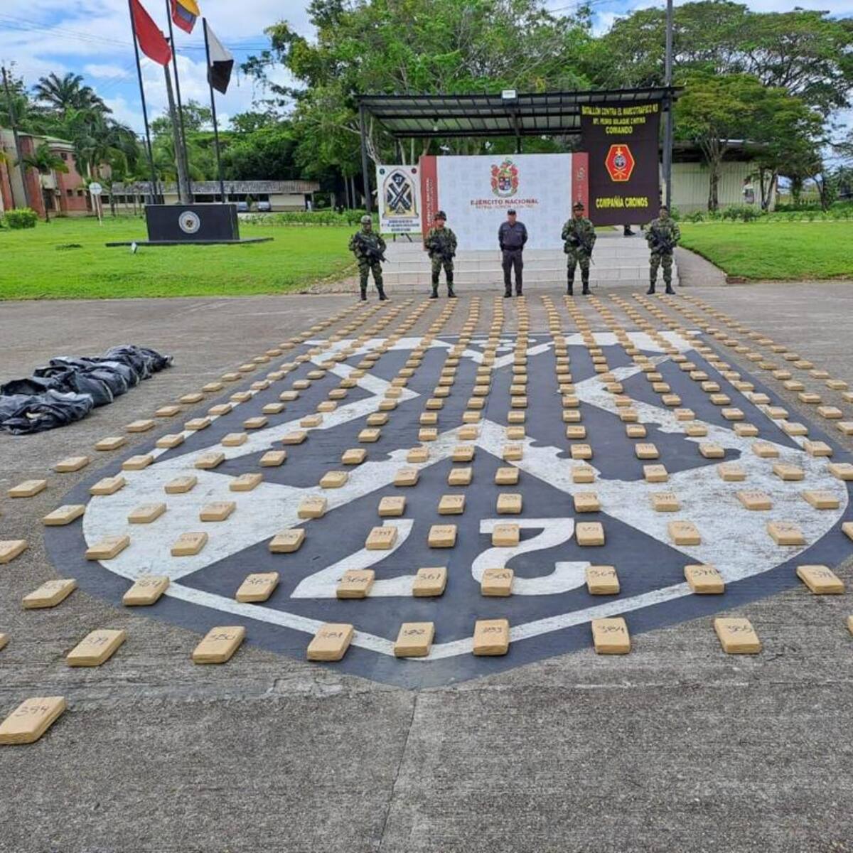 Continúa ofensiva contra el narcotráfico: Ejército incautó más de 5 toneladas de cocaína