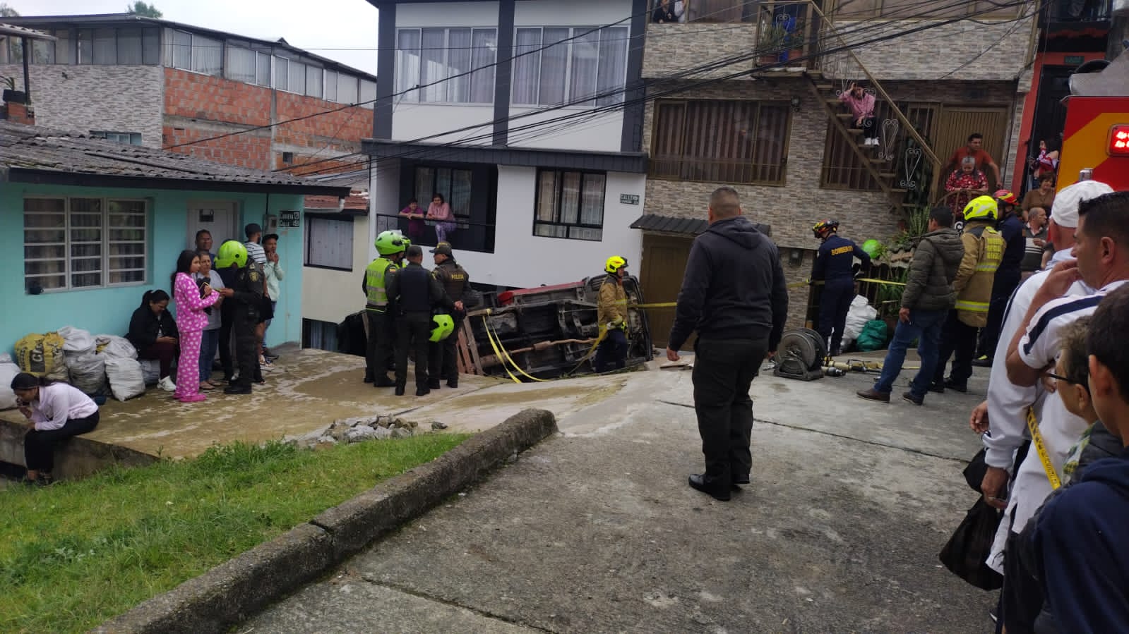 Crédito: Organismos de socorro de Manizales.