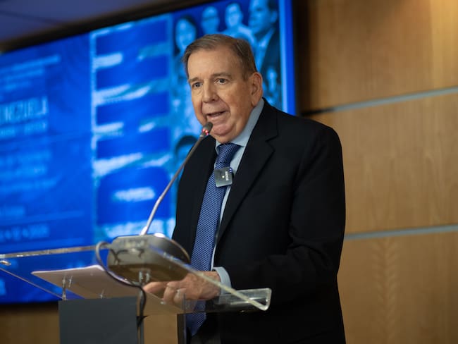 Edmundo González en el Parlamento Europeo el 9 de junio de 2025. FOTO: Alejandro Martinez Velez/Europa Press vía Getty Images