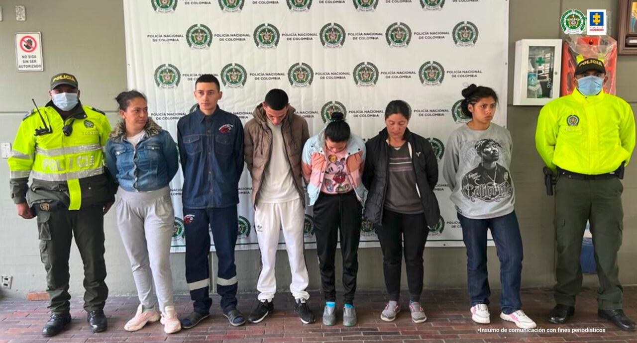Autoriades en Bogotá capturaron a más de 82 delincuentes. Foto: Cortesía.