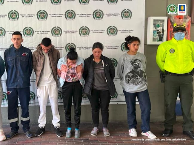 Autoriades en Bogotá capturaron a más de 82 delincuentes. Foto: Cortesía.