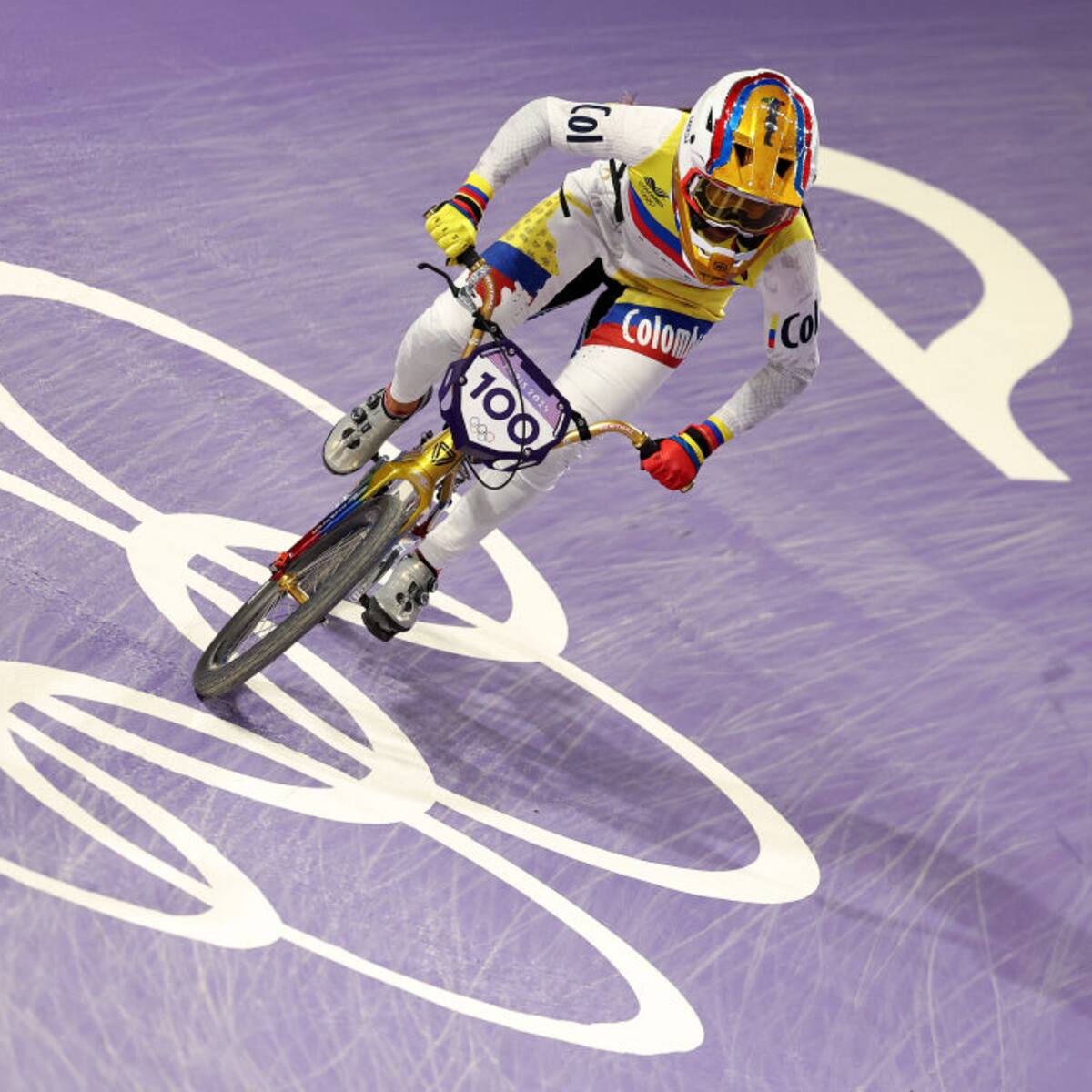 No le alcanzó: Mariana Pajón no estará en las finales del BMX Racing de París 2024