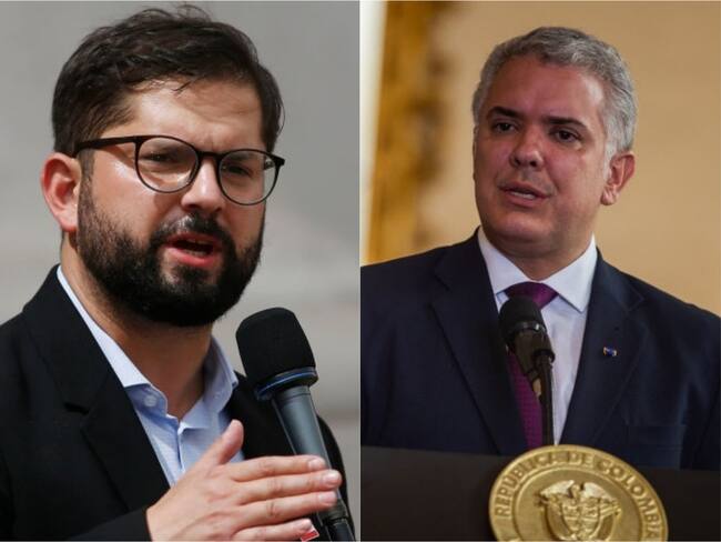 El presidente Iván Duque tuvo su primera conversación con su homólogo chileno, Gabriel Boric. Foto: Getty Images