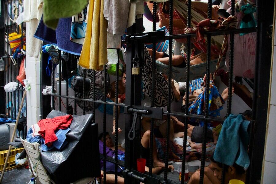 Hacinamiento en cárceles en Colombia.