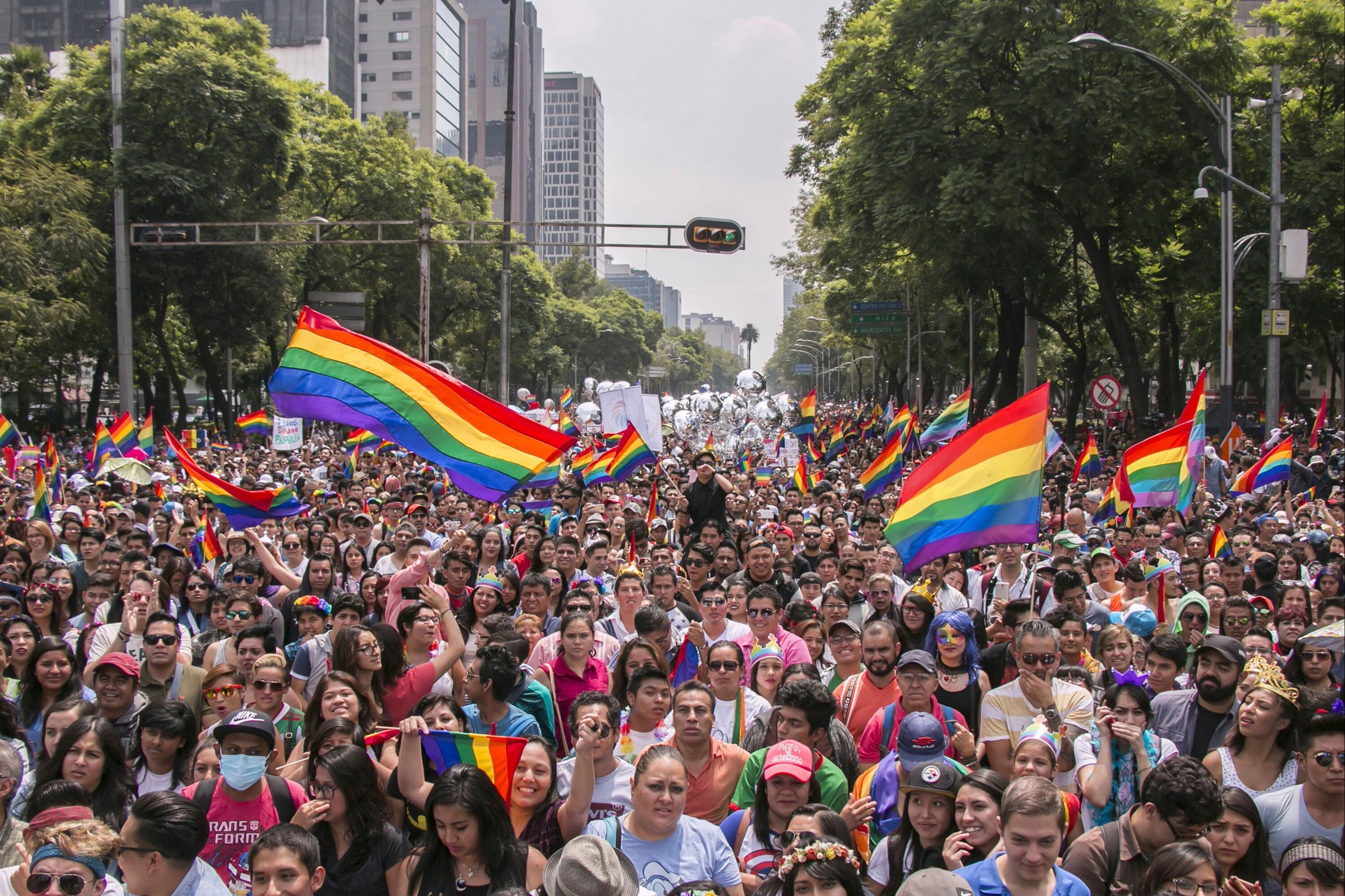 Marcha del Orgullo en Ciudad de México. Foto de Luis Ortiz/LatinContent via Getty Images