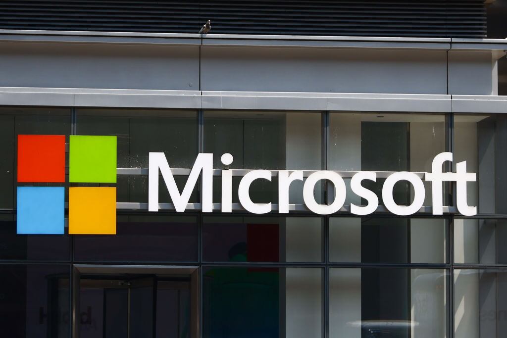 Logo de Microsoft. Foto: Getty Images.