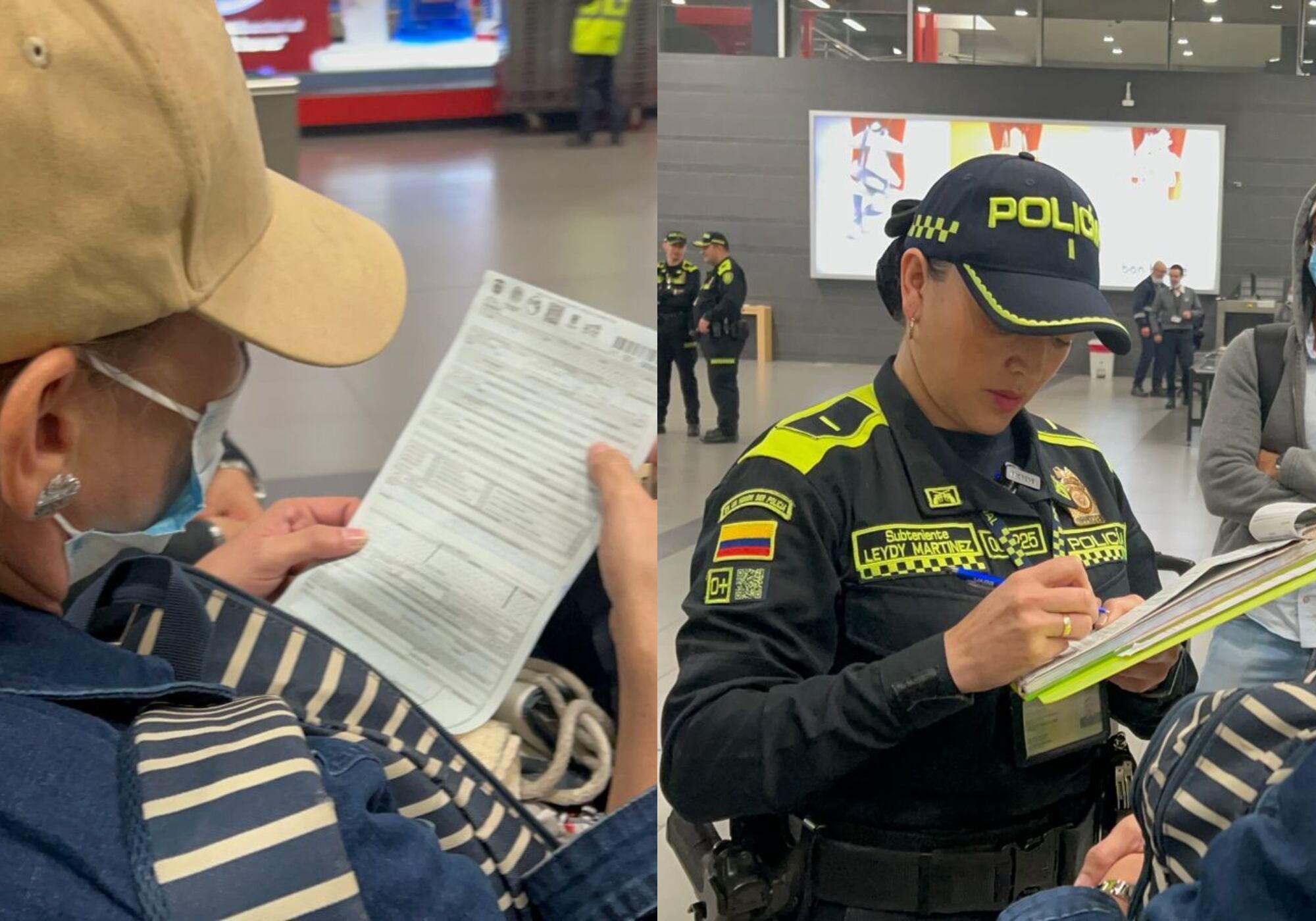 Multa a mujer que humilló a policía en El Dorado. Foto: Policía