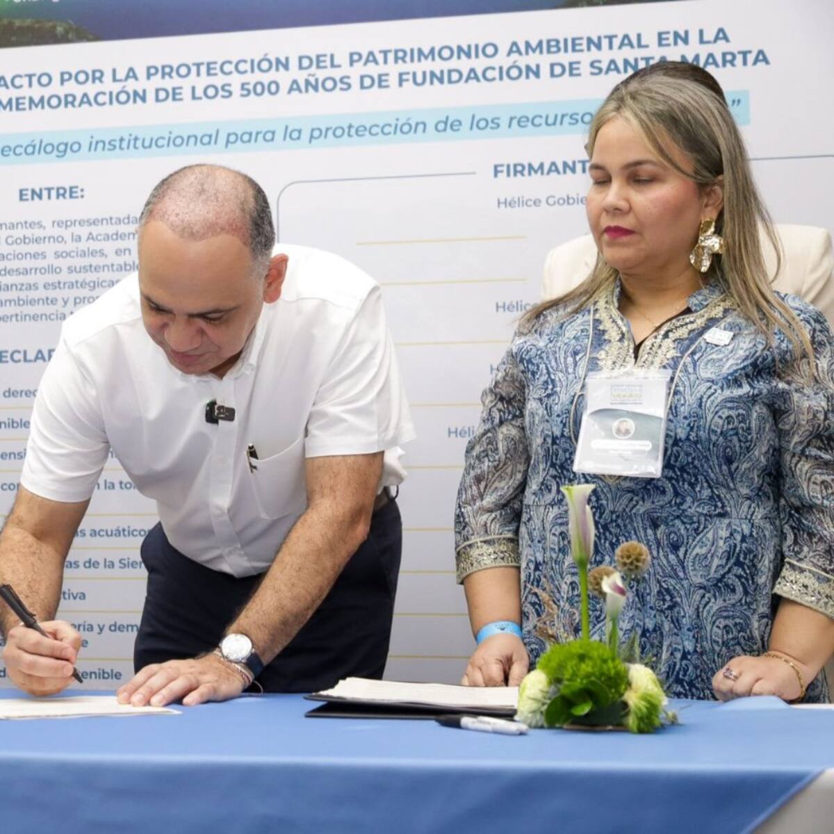 Firmado pacto por la Protección del Patrimonio Ambiental en Santa Marta