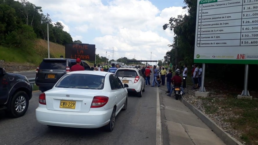 Este jueves conductores y pobladores se tomarán la vía nacional. . Foto: Suministrada