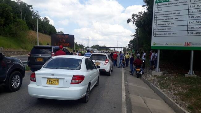 Este jueves conductores y pobladores se tomarán la vía nacional. . Foto: Suministrada