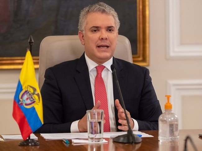 Como Gobierno no permitimos que contratistas ruines se roben lo que pertenece a nuestra niñez en el PAE: Iván Duque. Foto: Colprensa