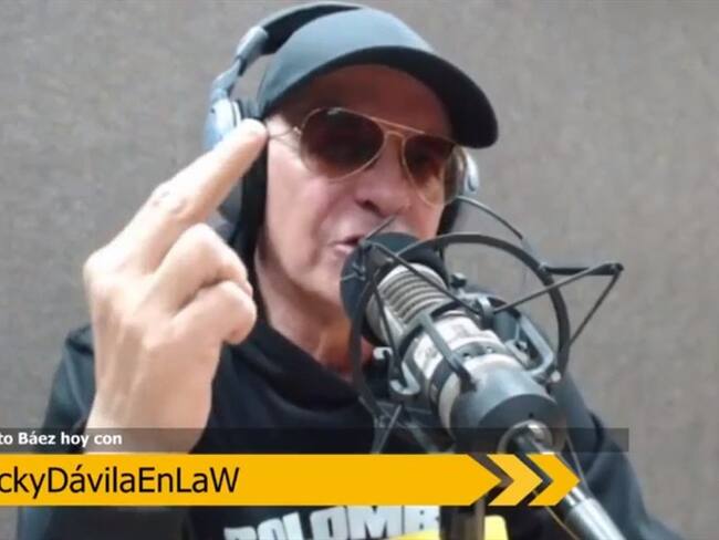 El exjefe paramilitar Ernesto Báez . Foto: W Radio