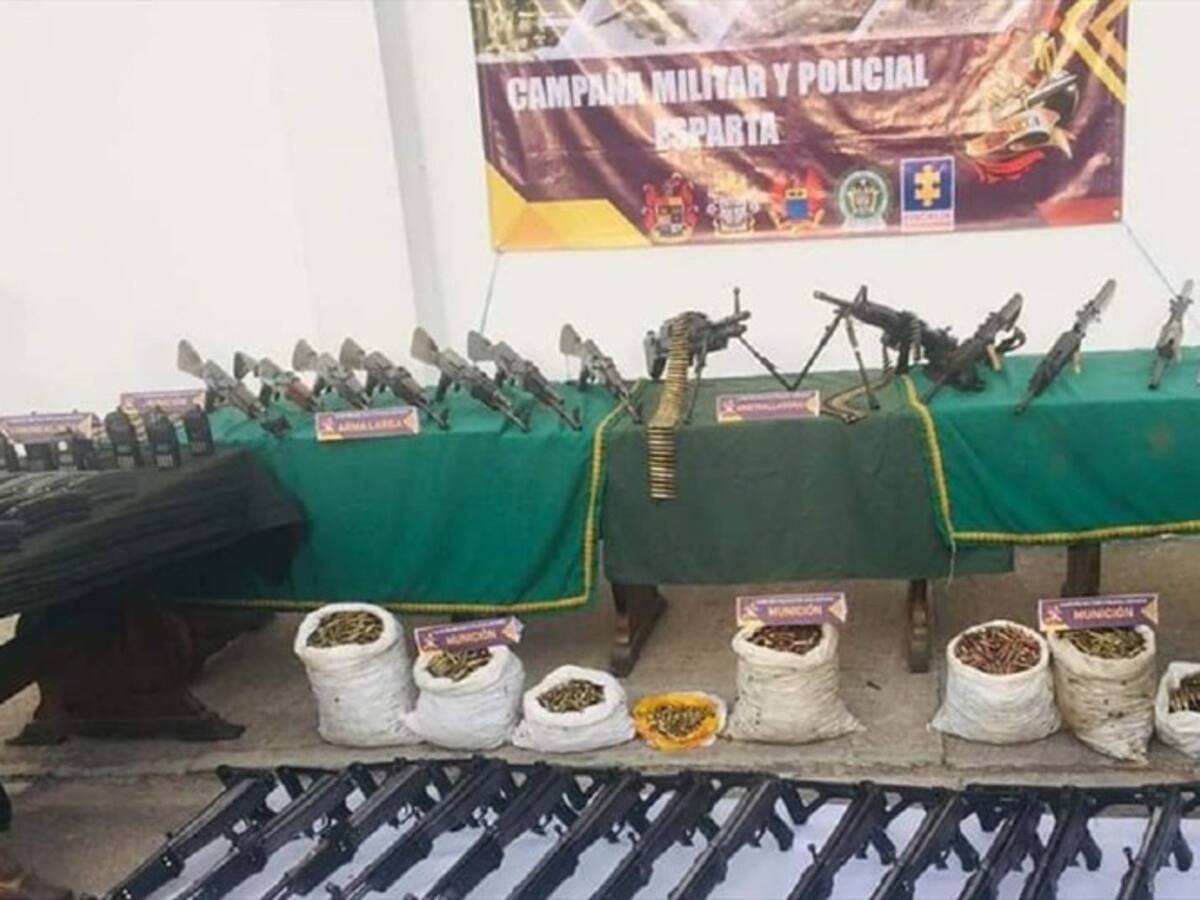 Incautan gigantesco material de guerra del Epl en Norte de Santander