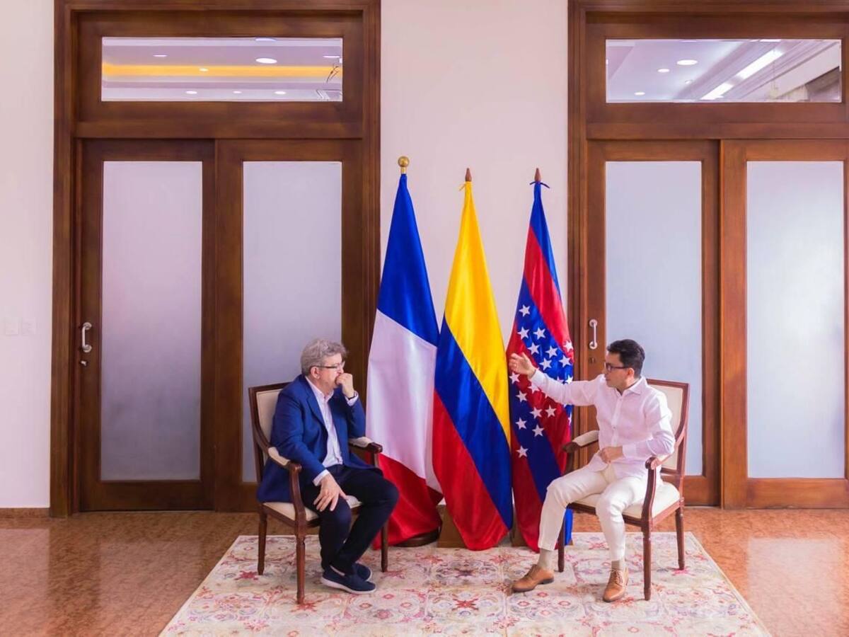 Jean-Luc Mélenchon, estuvo de visita en el Magdalena