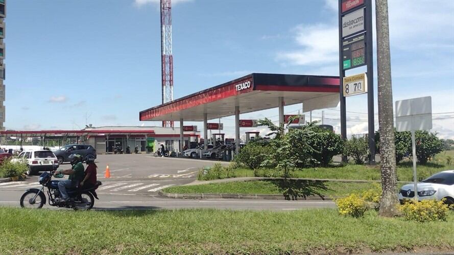 Estaciones de servicio de Pereira. Foto: Suministrada (comunidad)