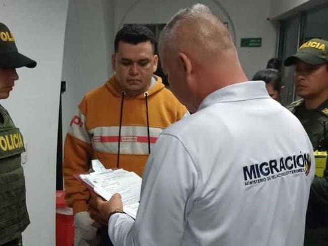 Digno Palomino había sido deportado recientemente. Foto: Migración Colombia.