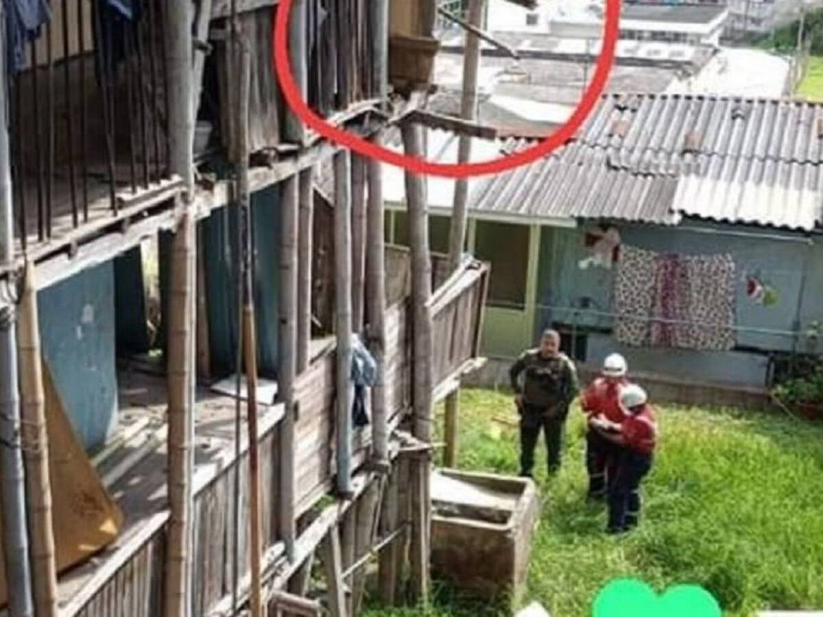 Adulto mayor falleció después de caer de un tercer piso en Manizales