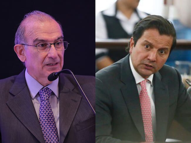 Humberto de la Calle y David Luna. Fotos: Colprensa.