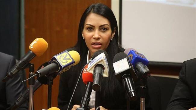 Diputada de la Asamblea Nacional de Venezuela, Delsa Solórzano. Foto: Agencia Anadolu