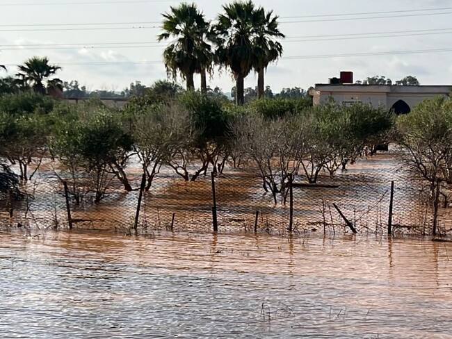 Inundaciones en Libia. Foto: Getty Images.