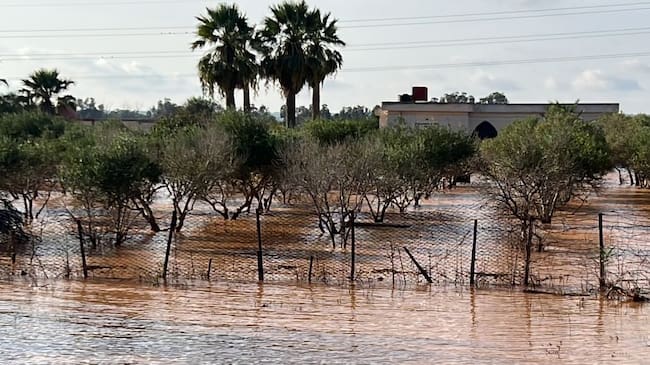 Inundaciones en Libia. Foto: Getty Images.