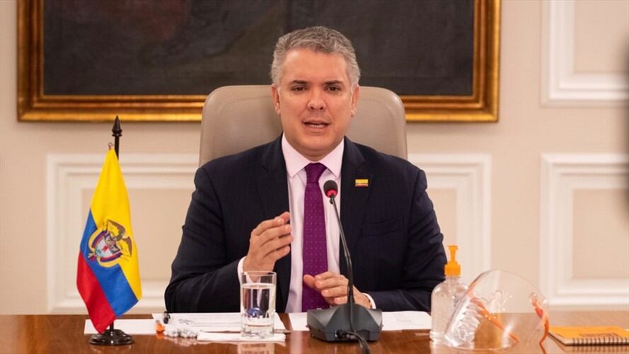 Duque anuncia militarización de las fronteras en el Amazonas para contener el COVID-19. Foto: presidencia