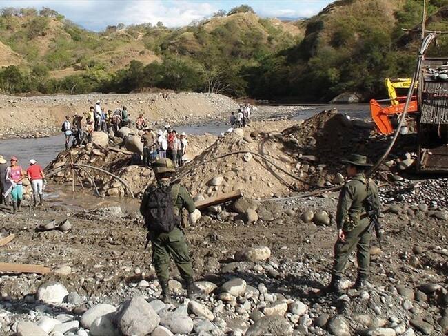 Cierran minas en las que se producían 30 kilos de oro diarios en Cauca.  / Imagen de referencia. Foto: Colprensa